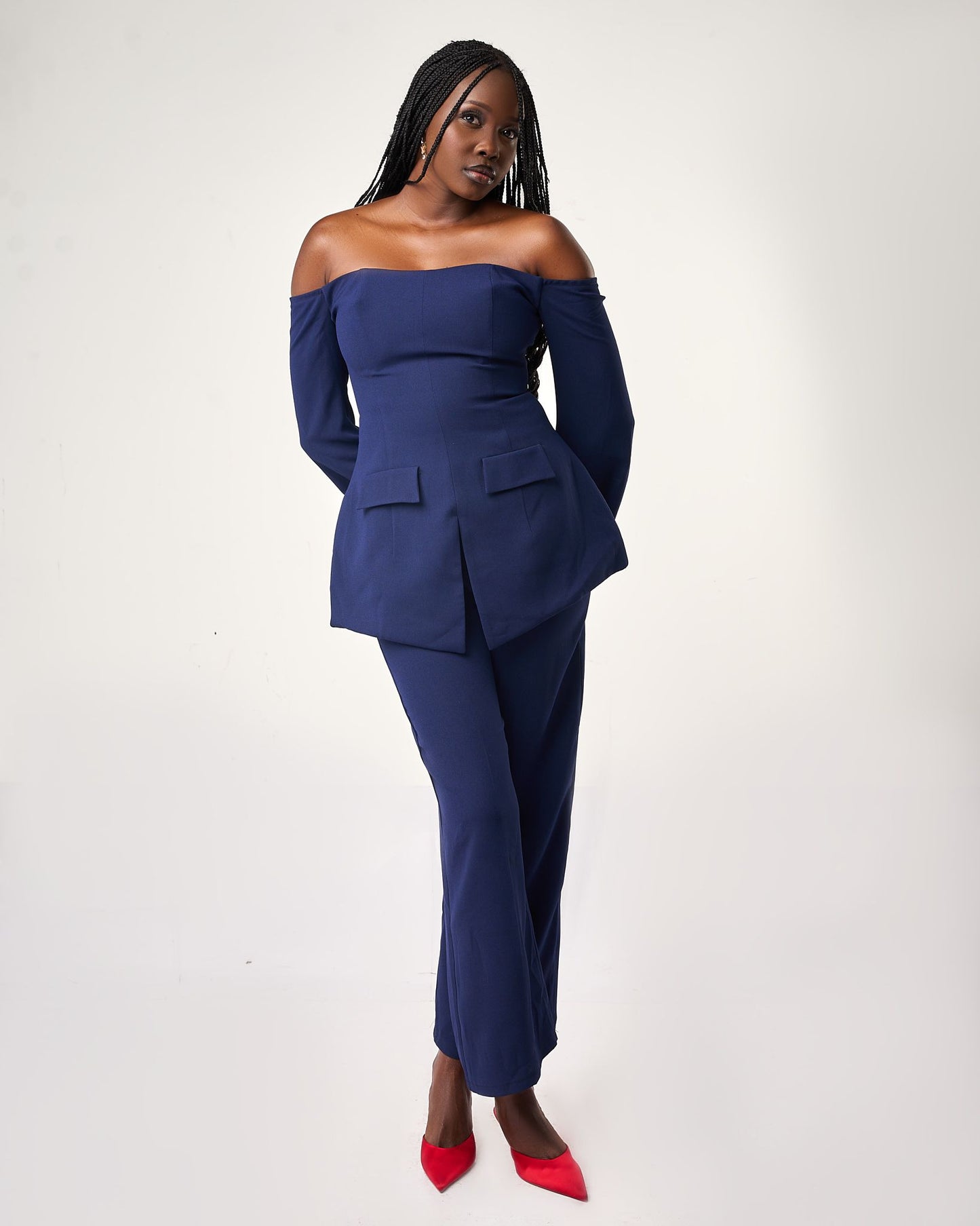 Elegant Off shoulder blazer