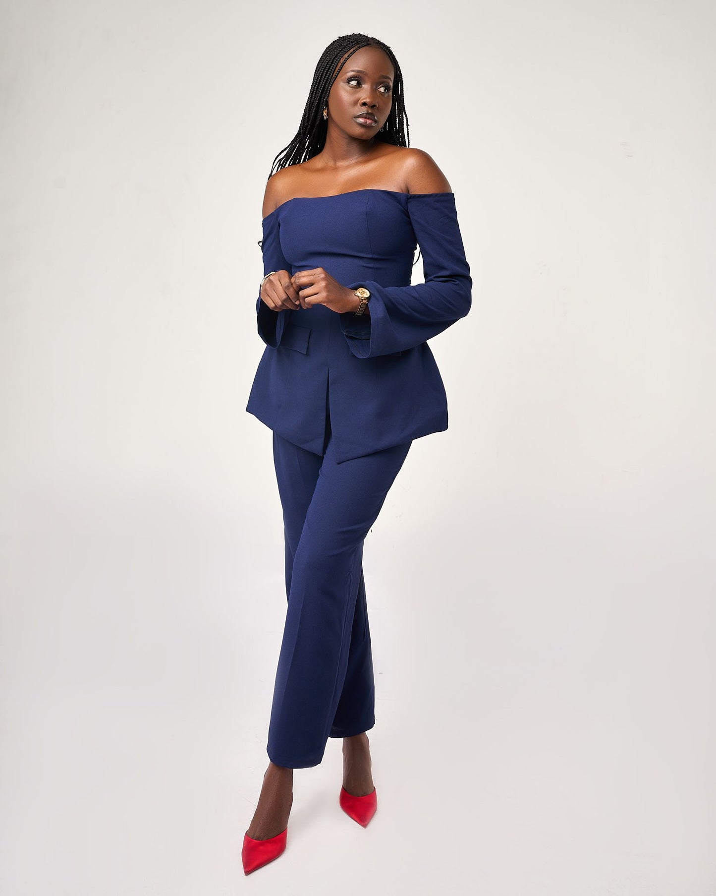 Elegant Off shoulder blazer
